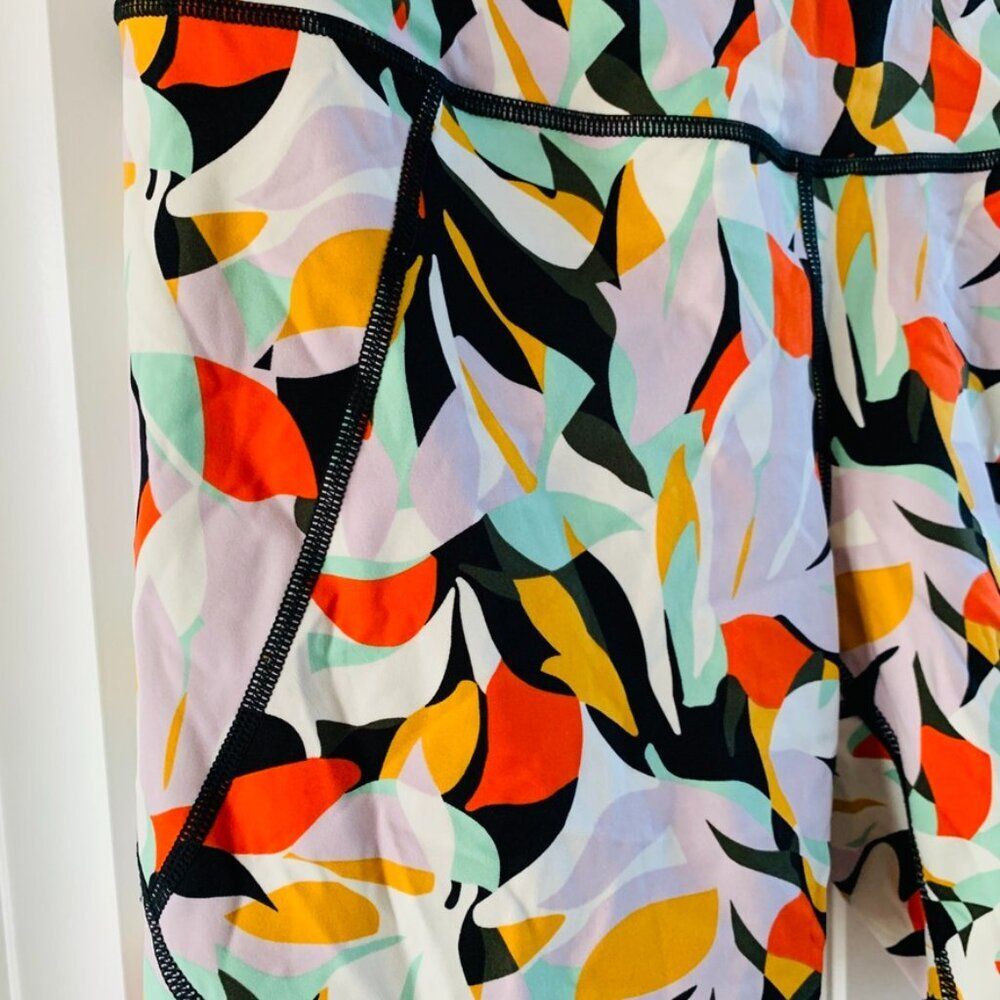 Sweaty Betty Multicolor Core Power 6” Cycling Workout Bike Shorts | 4-6 | Small - Picture 2 of 7
